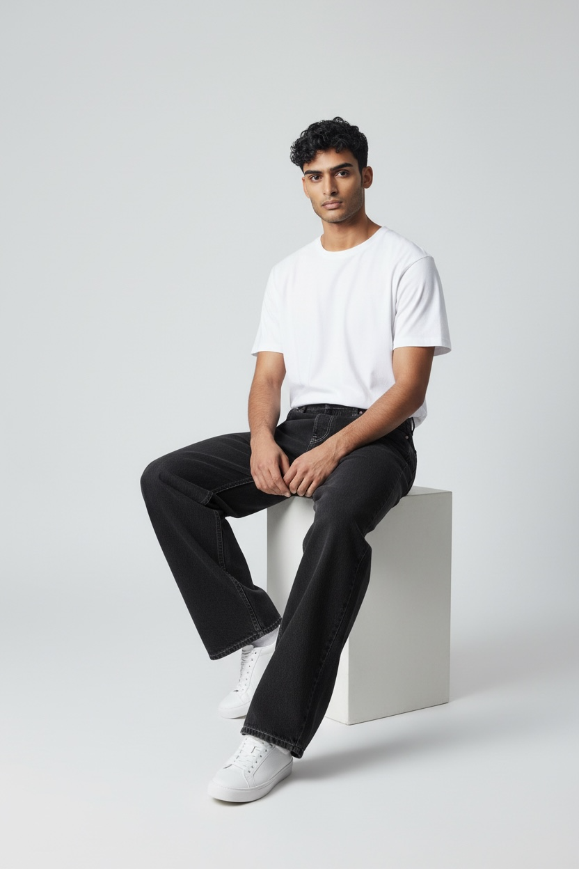 OUTLAW Wide Leg Denim